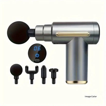Hollow Deep Relief Mini Massage Gun — 6-Speed Compact Muscle Massager for Deep Tissue Recovery