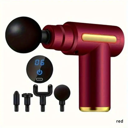 Hollow Deep Relief Mini Massage Gun — 6-Speed Compact Muscle Massager for Deep Tissue Recovery